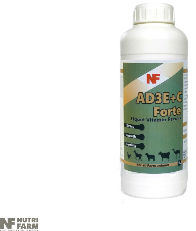 AD3E+C Forte Liquid feed supplement for all farm animals-Stress-Growth-Fertility