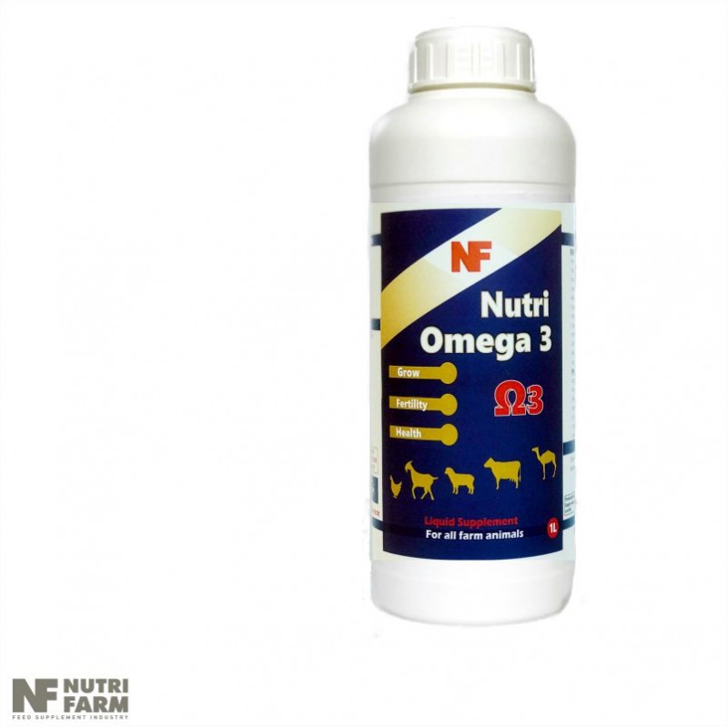 NUTRI OMEGA 3 liquid supplement for all farm animals -Grow-Fertility-Health