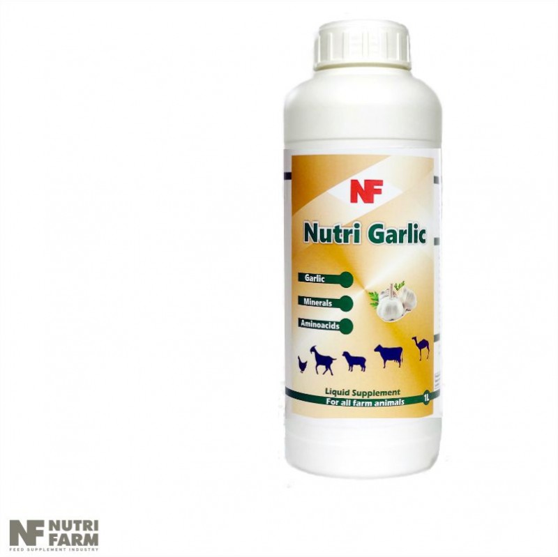 NUTRI GARLIC liquid supplement for all farm animals-Garlic-Minerals-Amino acids